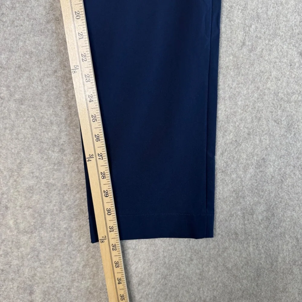 NWT J.Crew Flex Slim Tech Pants Mens 30x32 Navy Blue Slim Fit Performance AA712